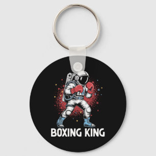 Ein Astronauten Boxer Boxer Sport Stärke Athlon Schlüsselanhänger