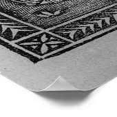 Ein Astronom, der aufblickt Poster (Ecke)