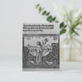 Ein Astronom, der aufblickt Postkarte (Stehend Vorderseite)