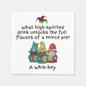 Ein atemberaubender Aroma-Mince-Pie-Joke Serviette (Vorderseite)