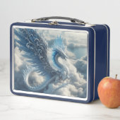 Ein Atemberaubender Drache umgeben von Wolken Metall Brotdose (Beispiel)