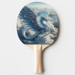 Ein Atemberaubender Drache umgeben von Wolken Tischtennis Schläger
