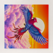 Ein atemberaubender fantastischer Vogel Puzzle (Horizontal)