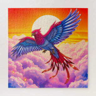 Ein atemberaubender fantastischer Vogel Puzzle