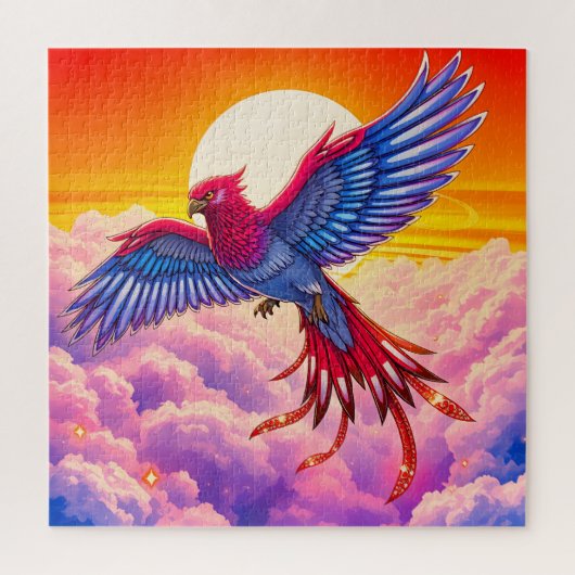 Ein atemberaubender fantastischer Vogel Puzzle (Vertikal)