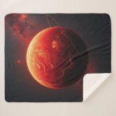 Ein atemberaubender roter Planet Sherpadecke (Vorderseite (Horizontal))