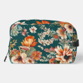 Ein Atemberaubender Sommer mit Blumen wie Malerei Waschbeutel (Rückseite)