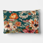 Ein Atemberaubender Sommer mit Blumen wie Malerei Zubehörtasche (Rückseite)