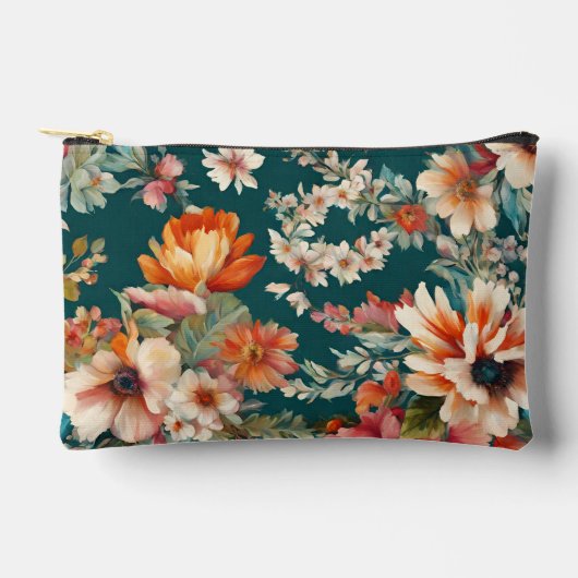 Ein Atemberaubender Sommer mit Blumen wie Malerei Zubehörtasche (Vorderseite)