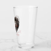 Ein atemberaubendes gotisches Herz Glas (Links)