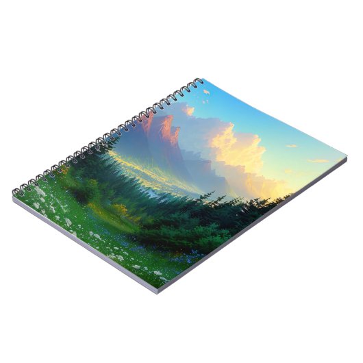 Ein atemberaubendes grünes Tal Notizblock (Linke Seite)