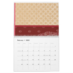 Ein atemberaubendes indisches Hochzeitskleid mit E Kalender