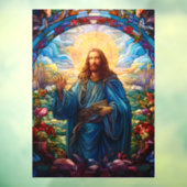 Ein Atemberaubendes Jesus-Fenster Fensteraufkleber (Blatt 3)