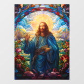 Ein Atemberaubendes Jesus-Fenster Fensteraufkleber (Blatt)