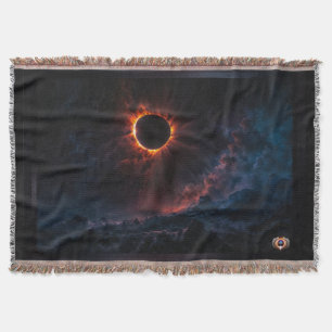 Ein atemberaubendes Sonnenbad Eclipse Kunst von Xz Decke