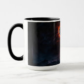 Ein atemberaubendes Sonnenbad Eclipse Kunst von Xz Tasse (Links)