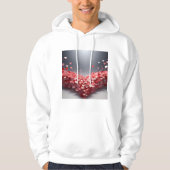 Ein atemberaubendes Valentinstag-Design, das... Hoodie (Vorderseite)