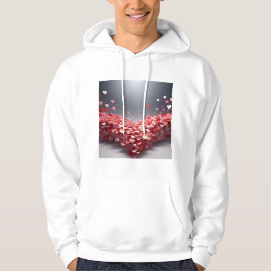 Ein atemberaubendes Valentinstag-Design, das... Hoodie (Vorderseite)