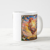 Ein ätherischer Hahn1 Jumbo-Tasse (Vorderseite Rechts)
