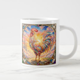 Ein ätherischer Hahn1 Jumbo-Tasse