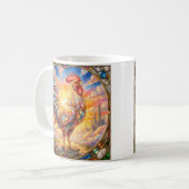 Ein ätherischer Hahn1 Kaffeetasse (Vorderseite Links)