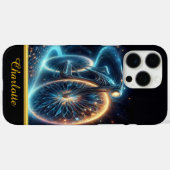 Ein auffallendes Fahrrad, aufwändig entworfen Case-Mate iPhone Hülle (Rückseite (Horizontal))