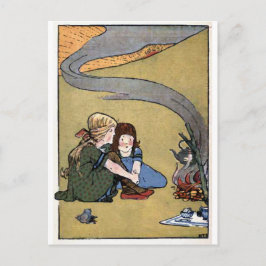 Ein aufgepaßter Kessel kocht nie Vintages Postkarte