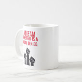 Ein aufgeschobener Traum ist eine Tasse, der der T Kaffeetasse (Vorderseite Links)