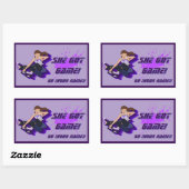 Ein Aufkleber für benutzerdefinierte Skateboarder (Blatt)