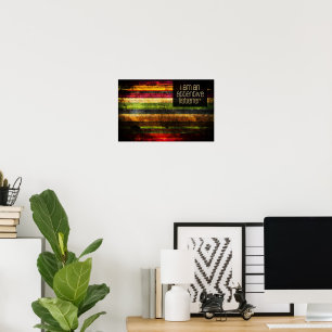 "Ein aufmerksamer Zuhörer" Motivation Affirmation Poster
