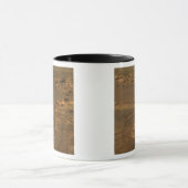 Ein Aufprallkrater in der Region Meridian Planum Tasse (Zentrum)