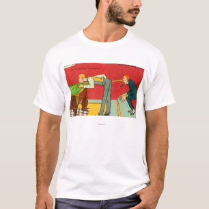 Ein aufregender Moment, Queue, die einen Kopf T-Shirt