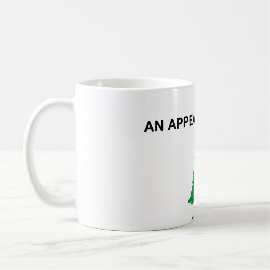 Ein Aufruf an Himmels-amerikanische Kaffeetasse (Links)