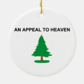 Ein Aufruf an Himmels-amerikanische Keramik Ornament (Hinten)