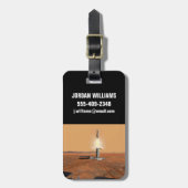 Ein aufsteigendes Fahrzeug Verlasse Mars. 2 Gepäckanhänger (Vorderseite vertikal)