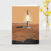 Ein aufsteigendes Fahrzeug Verlasse Mars. 2 Karte (Gelbe Blume)