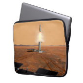 Ein aufsteigendes Fahrzeug Verlasse Mars. 2 Laptopschutzhülle (Vorderseite Links)
