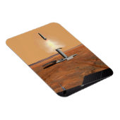 Ein aufsteigendes Fahrzeug Verlasse Mars. 2 Magnet (Rechte Seite)