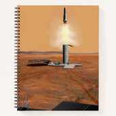 Ein aufsteigendes Fahrzeug Verlasse Mars. 2 Notizblock (Vorderseite)