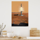 Ein aufsteigendes Fahrzeug Verlasse Mars. 2 Poster (Küche)