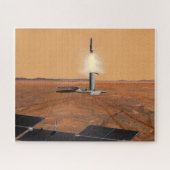 Ein aufsteigendes Fahrzeug Verlasse Mars. 2 Puzzle (Horizontal)