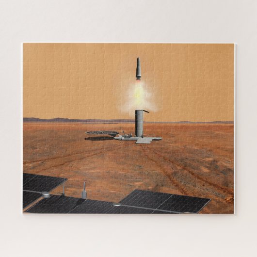 Ein aufsteigendes Fahrzeug Verlasse Mars. 2 Puzzle (Horizontal)
