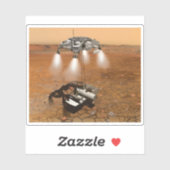 Ein aufsteigendes Fahrzeug Verlasse Mars. Aufkleber (Blatt)