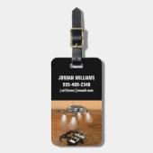 Ein aufsteigendes Fahrzeug Verlasse Mars. Gepäckanhänger (Vorderseite vertikal)