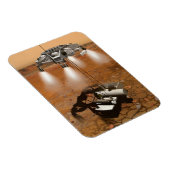 Ein aufsteigendes Fahrzeug Verlasse Mars. Magnet (Rechte Seite)