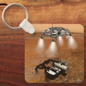 Ein aufsteigendes Fahrzeug Verlasse Mars. Schlüsselanhänger (Vorderseite)