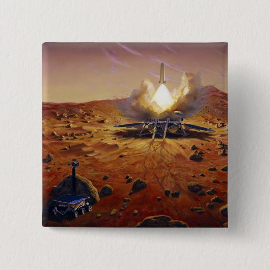 Ein aufsteigendes Mars Button (Vorderseite)