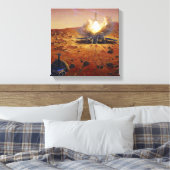 Ein aufsteigendes Mars Leinwanddruck (Insitu (Schlafzimmer))