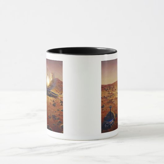 Ein aufsteigendes Mars Tasse (Zentrum)