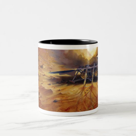 Ein aufsteigendes Mars Zweifarbige Tasse (Mittel)